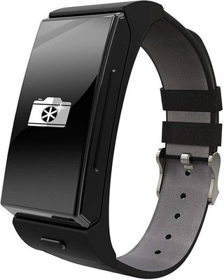 

IZED IZED HEALTH FITNESS BAND CUM BLUETOOTH HEADSET, HEART RATE MONITOR, BLUETOOTH ,MESSAGE AND CALL NOTIFICATION, 3D PEDOMETER ,CALORIE MONITOR Smartwatch(Black Strap)