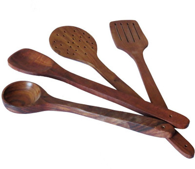 

craftspoint Wooden Wooden Spoon Set(Pack of 4)