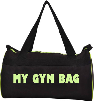 Monika Sports moni gym bag(Black, Kit Bag