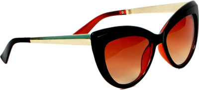 

saifi traders Cat-eye Sunglasses(Brown)