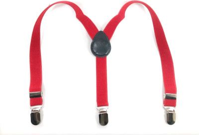 

Kidofash Y- Back Suspenders for Boys, Girls(Red)