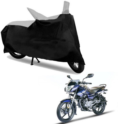 

Ak Kart Two Wheeler Cover for Bajaj(Pulsar 200 NS DTS-i, Black, Silver)