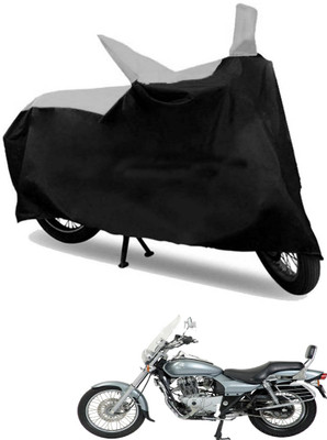 

Ak Kart Two Wheeler Cover for Bajaj(Avenger 220 DTS-i, Black, Silver)