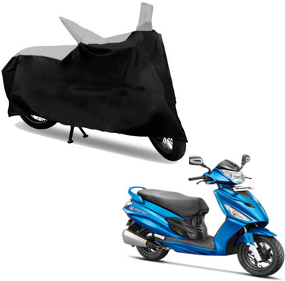 

Ak Kart Two Wheeler Cover for Hero(Maestro, Black, Silver)