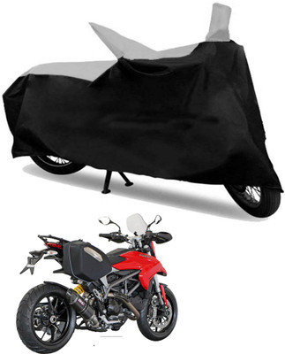 

Ak Kart Two Wheeler Cover for Ducati(Hyperstrada, Black, Silver)