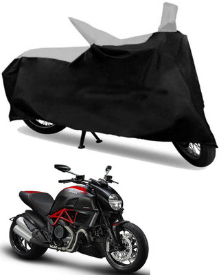 

Ak Kart Two Wheeler Cover for Ducati(Diavel, Black, Silver)