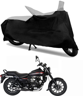 

Ak Kart Two Wheeler Cover for Bajaj(Avenger 150 Street, Black, Silver)