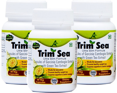

TRIMSEA ultra slim formula- 60% HCA+ 90% EGCG for weight management,fat burner ( 180 capsules)(500 mg)