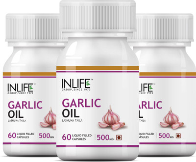 

Inlife Garlic Oil Supplement 180 Capsules (3-Pack)(60 No)
