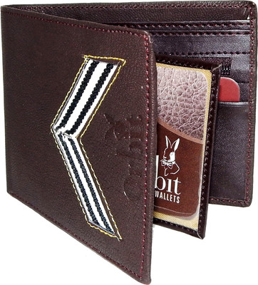

Orbit Men Brown Genuine Leather, Fabric Wallet(6 Card Slots)