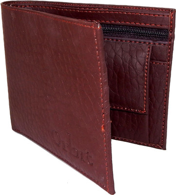 

Orbit Men Brown Genuine Leather, Fabric Wallet(4 Card Slots)