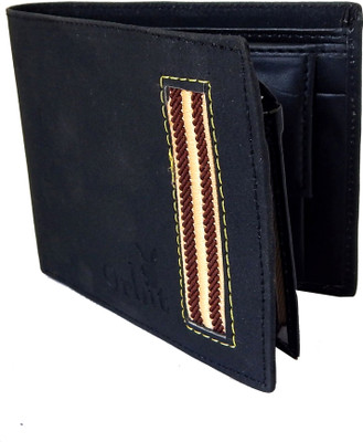 

Orbit Men Black Genuine Leather, Fabric Wallet(5 Card Slots)