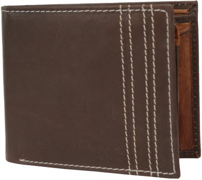 

Hidemaxx Men Brown Genuine Leather Wallet(3 Card Slots)