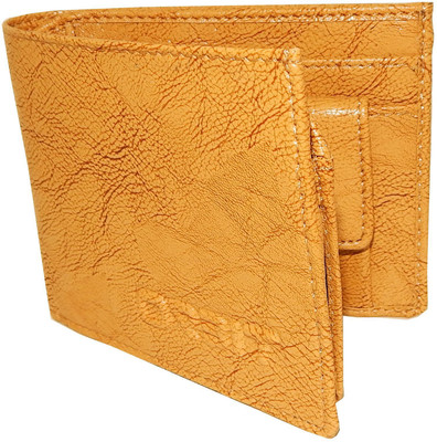 

Orbit Men Tan Genuine Leather, Fabric Wallet(4 Card Slots)