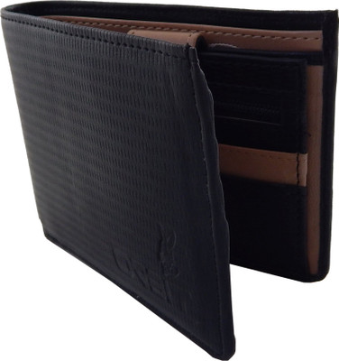 

Orbit Men Black, Beige Genuine Leather, Fabric Wallet(5 Card Slots), Beige;black