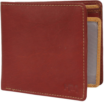 

Hidemaxx Men Red Genuine Leather Wallet(4 Card Slots), Cherry
