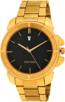 Swiss Trend ST2247 Tough Golden Watch  - For Men   Watches  (Swiss Trend)