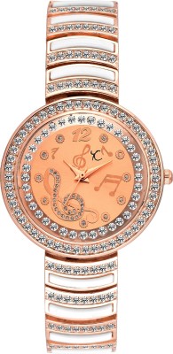 Youth Club MSC-WHT Studded Elegant Analog Watch  - For Women   Watches  (Youth Club)