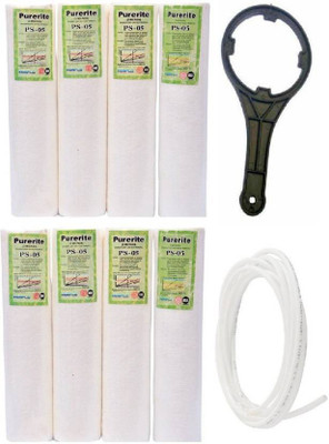 

Rudham SPUN FILTER 10" 5 MICRON SET OF 8 WITH SPANNER AND PIPE Solid Filter Cartridge(5, Pack of 10)