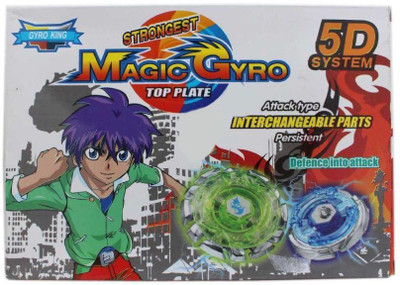 

vbenterprise Latest 5D Systems Magic Gyro Top Plate Beyblade(Multicolor)