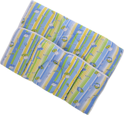 

MomToBe Multiprinted Baby Bed Standard Mattress(Fabric, Blue)