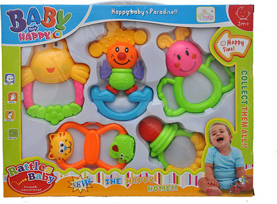 

NoVowels Musical Rattle Set for Kids, Multicolor Rattle(Multicolor)