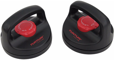 

Tunturi Adjustbale Rotating Push-up Bar(Red), Black;red