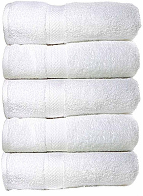 

Juvenile Cotton 2400 GSM Bath Towel(Pack of 5, White)