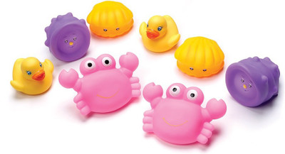 

Playgro Bathtime Squirtees-Girl version Bath Toy(Multicolor)