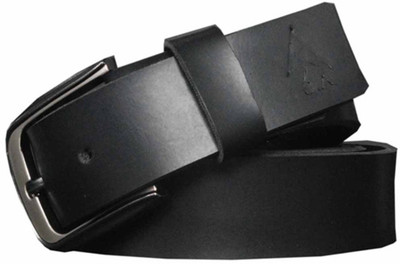 

Sondagar Arts Men Formal Black Genuine Leather Belt