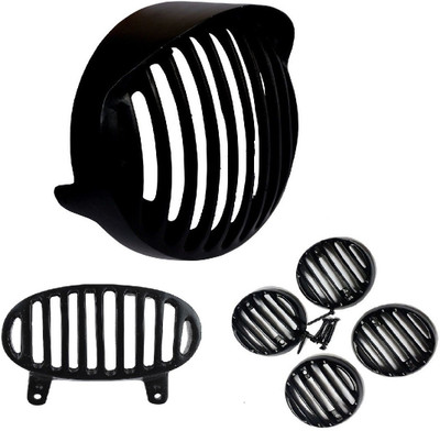 

D'zire Bajaj Avenger 150 AF9 Bike Headlight Grill(Black)