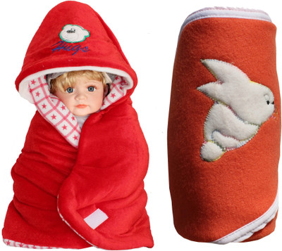 

My NewBorn Cartoon  Swadding Baby Blanket(Polyester, Red