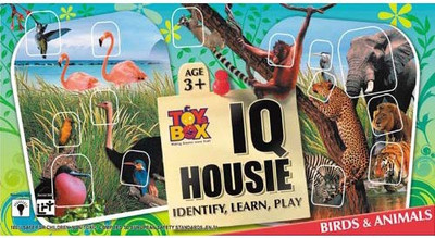 

kidoz kingdom TOY BOX IQ HOUSIE BIRDS & ANIMALS Board Game