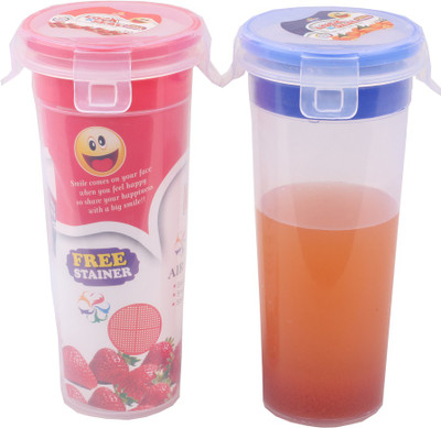 

Nonu Tumbler - 650 ml Plastic Grocery Container(Multicolor)