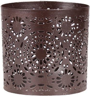 

Apkamart Handicraft Iron Tea Light Holder Votive - Decorative Candle Stand Showpiece for Home Decoration and Gifts Iron 1 - Cup Tealight Holder(Black, Pack of 1)