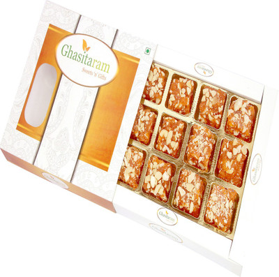 

Ghasitaram Gifts Chewy Delights in White Box Chocolate Fudges(300 g)