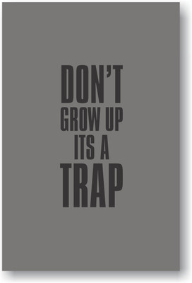 

Goodwork A4 Notebook(Don't grow up, Grey;Black)