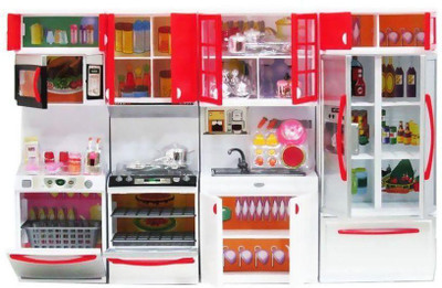 

vbenterprise Swastik Fashion Multicolour Plastic Doll Kitchen Set(Multicolor)