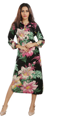 IsaDora Women A-line Multicolor Dress