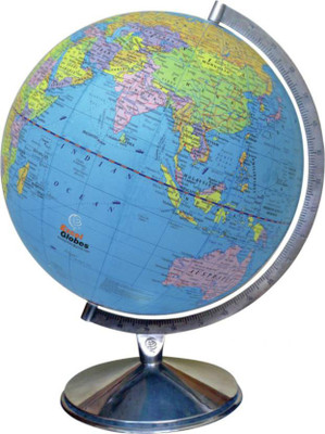 

Muren World Globe Desk & Table Top Political World Globe(Medium Blue)