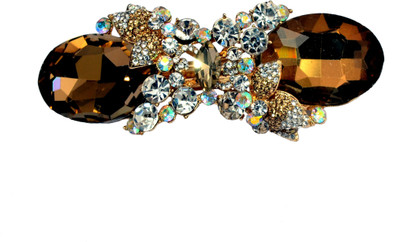 

Mansiyaorange Designer Fancy Latest Stone Hair Pin Hair Clip(Copper)