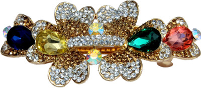 

Mansiyaorange Designer Fancy Latest Stone Hair Pin Hair Clip(Multicolor)