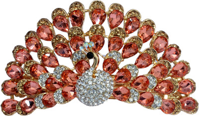 

Mansiyaorange Designer Fancy Latest Stone Hair Pin Hair Clip(Beige)