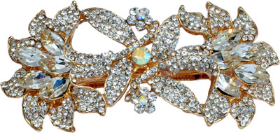 

Mansiyaorange Designer Fancy Latest Stone Hair Pin Hair Clip(White)