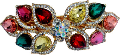 

Mansiyaorange Designer Fancy Latest Stone Hair Pin Hair Clip(Multicolor)