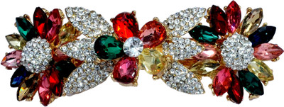 

Mansiyaorange Designer Fancy Latest Stone Hair Pin Hair Clip(Multicolor)