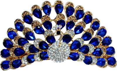

Mansiyaorange Designer Fancy Latest Stone Hair Pin Hair Clip(Blue)