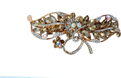 

Mansiyaorange Designer Fancy Latest Stone Hair Pin Hair Clip(Copper)