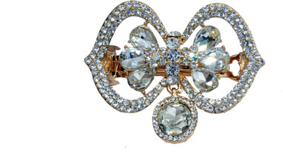 

Mansiyaorange Designer Fancy Latest Stone Hair Pin Hair Clip(White)