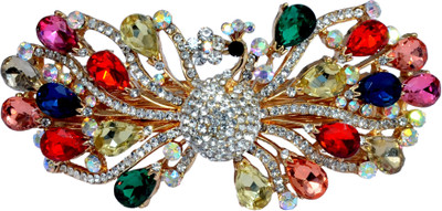 

Mansiyaorange Designer Fancy Latest Stone Hair Pin Hair Clip(Multicolor)